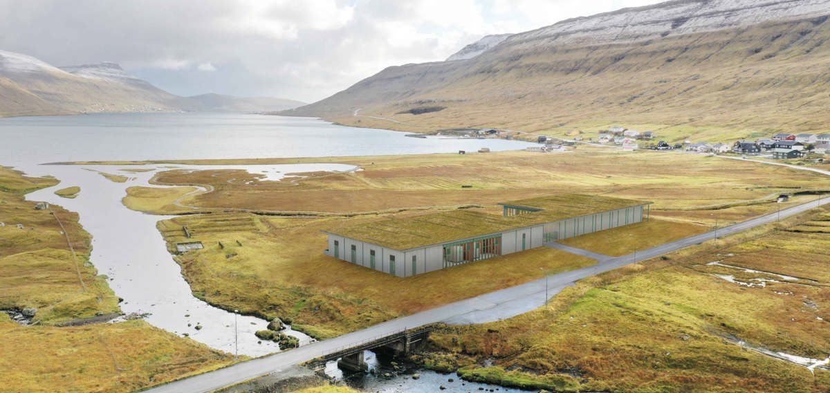 Spreingiarbeiði í Skálafirði