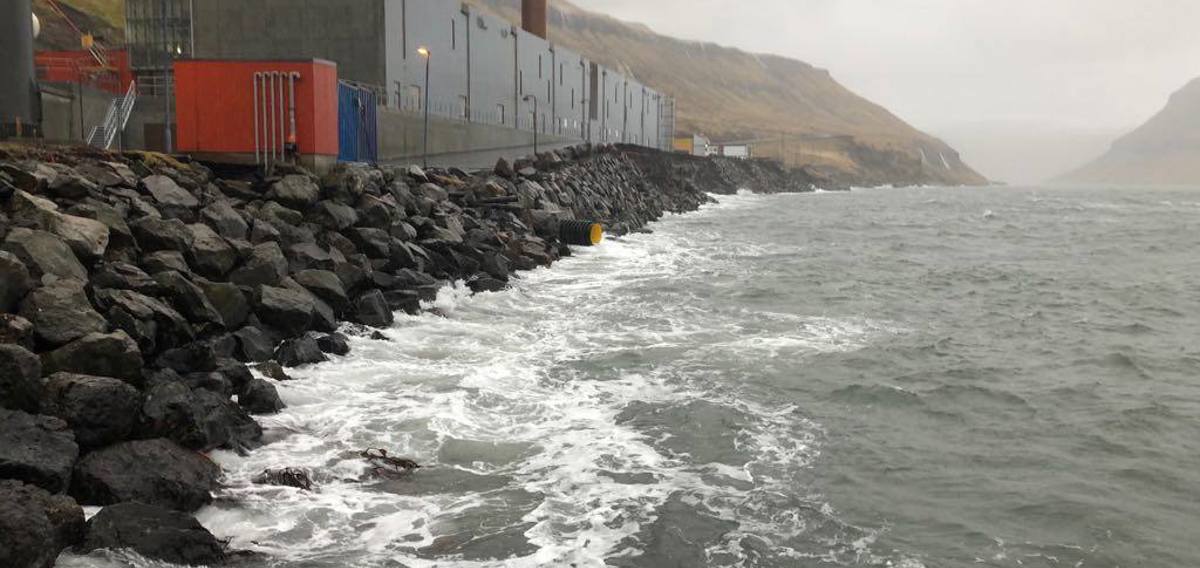 Stormskaðar á Sundi