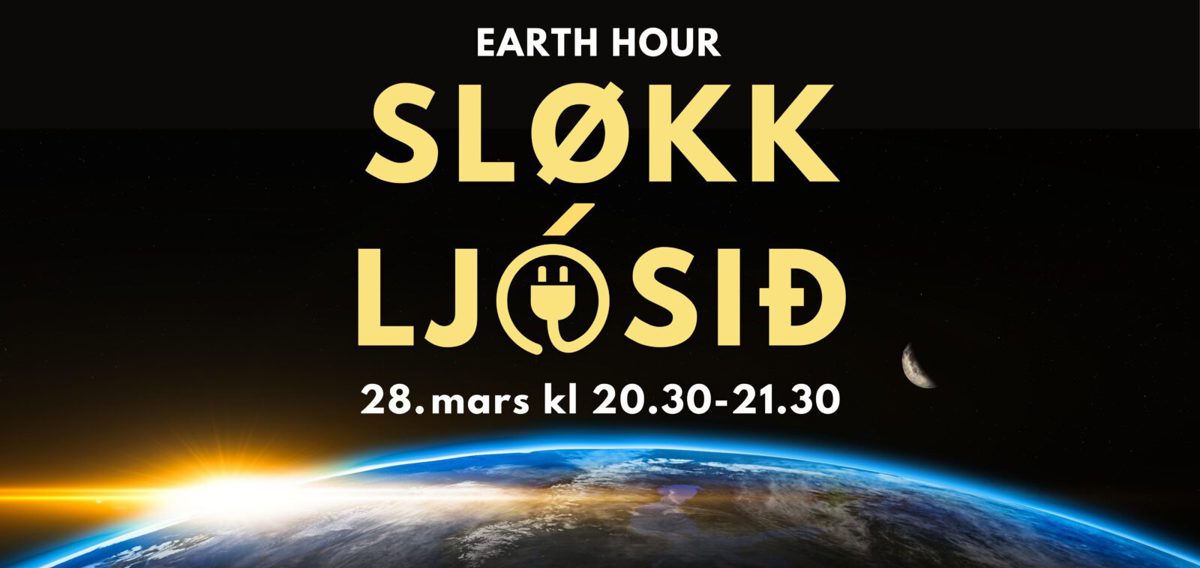 Sløkk ljósið - Earth Hour 2026