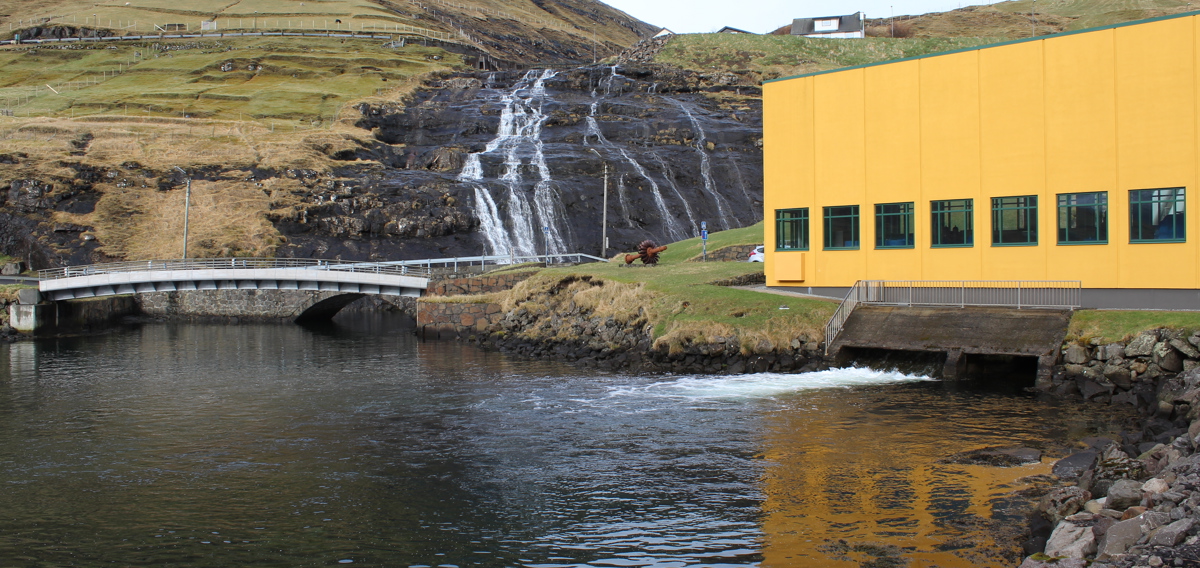 Handverkari til grønu orkuverkini hjá Sev