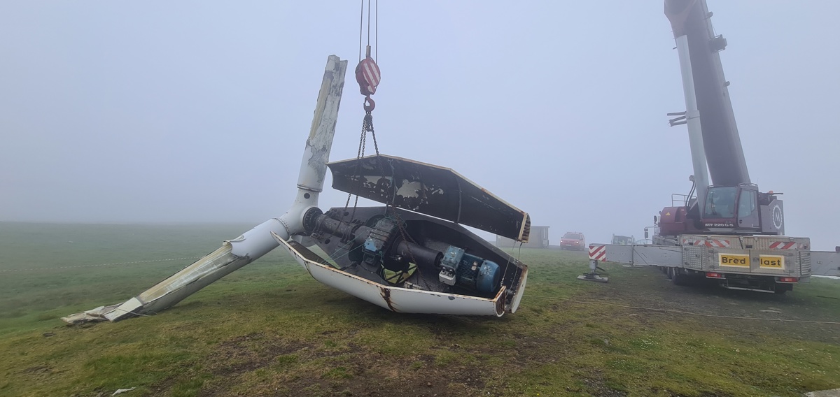 Nordtank myllan tikin niður og burturbeind